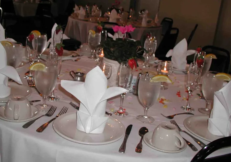 dining tables setup